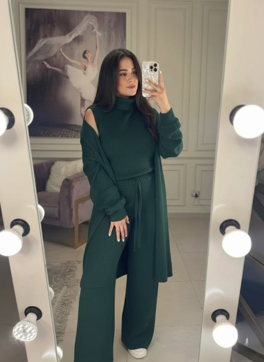 Winter Glam 3-Piece Fleece Outfit