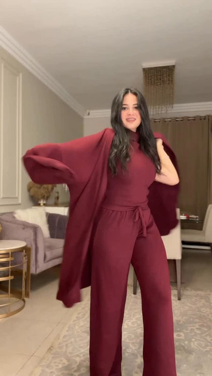 Winter Glam 3-Piece Fleece Outfit