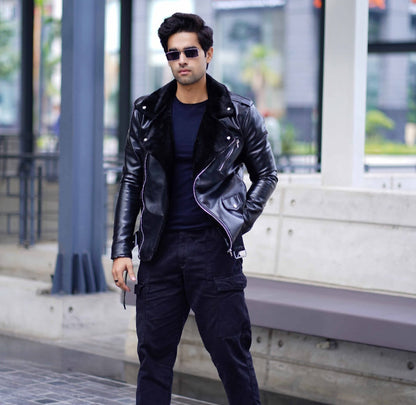 Men’s Premium Biker Jacket | Stylish Motorcycle Jacket Pakistan