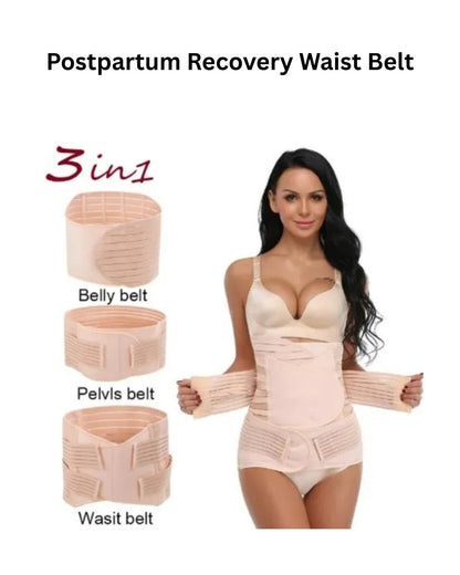 Postpartum Recovery Waist Belt – Support for Belly, C Section and Toning