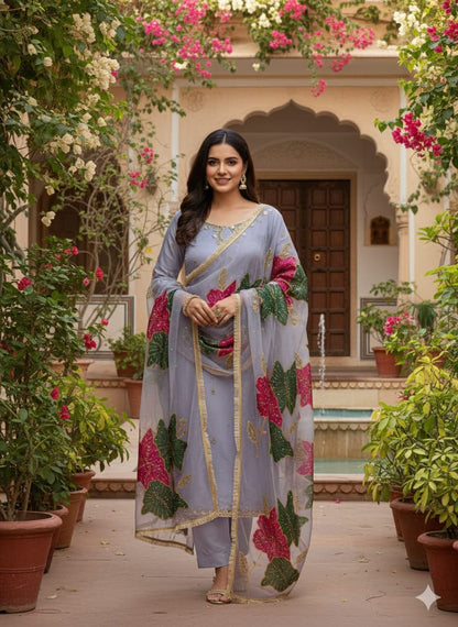 Regal Hazelnut Handmade Festive Suit