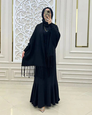 Free Flow Fleece Poncho